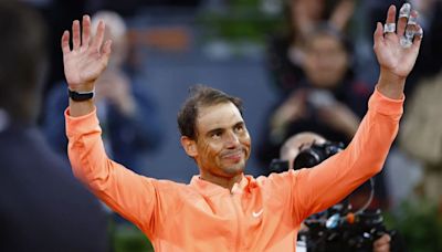 ¿Su último partido en la capital española? Rafael Nadal se despide del Abierto de Madrid