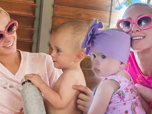 Paris Hilton Shares Precious Pics of Her Kids Phoenix and London in Matching Vacation Outfits