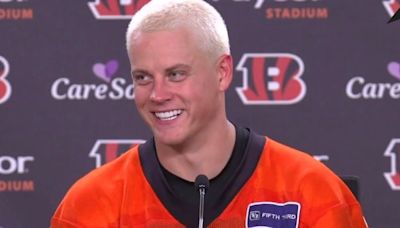 Joe Burrow Channels Eminem With Dramatic Hair Transformation