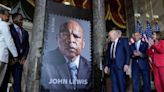 John Lewis Forever stamp debuted in unveiling ceremony at US Capitol