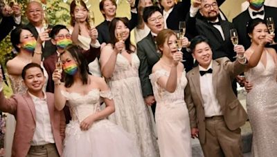 Hong Kong LGBTQ couples seek love, recognition in mass wedding