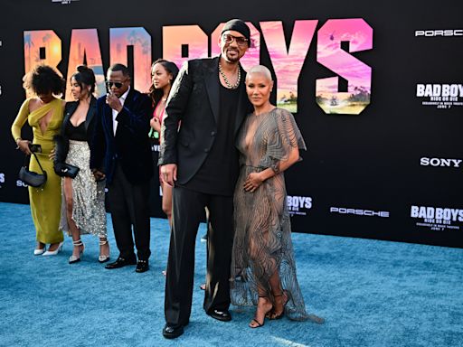 Will Smith and Jada Pinkett Smith Attend 'Bad Boys: Ride or Die' Red Carpet Together