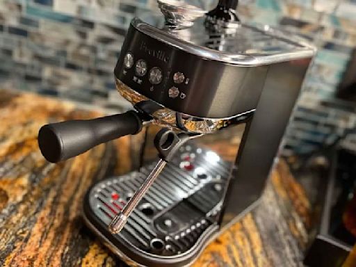 One of our favorite espresso machines, the Breville Bambino Plus, is at an all-time low price