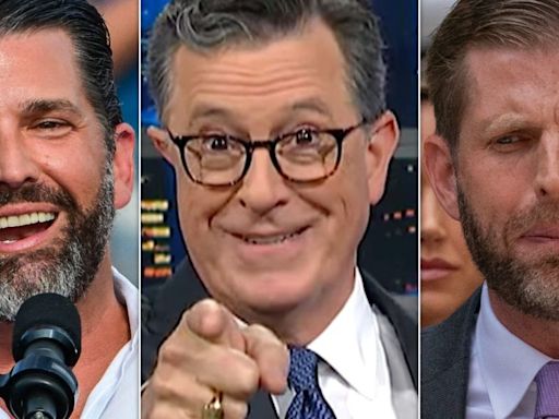 Stephen Colbert Taunts Don Jr. And Eric Over The 1 Thing Trump Truly Hates