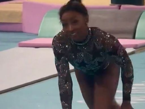 Simone Biles’s Funny Way of Dealing With Injury at Paris Games Was Loved by Fans