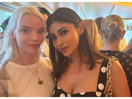 Mouni Roy strikes a pose with 'The Queen's Gambit' star Anya Taylor-Joy; calls her 'The magical girl' - See photos | - Times of India