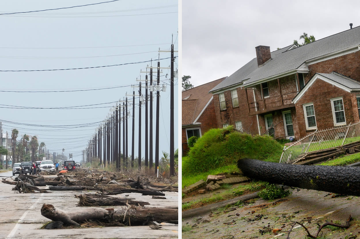 14 Photos That Show Hurricane Beryl's Rainfall And Wind Wreaking Havoc On Texas