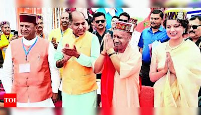 Yogi Adityanath accuses Congress and SP of embodying Aurangzeb's spirit at Himachal rallies | Shimla News - Times of India