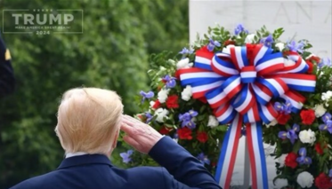 Trump honors U.S. war dead, wishes 'Happy Memorial Day' to 'human scum' in legal cases