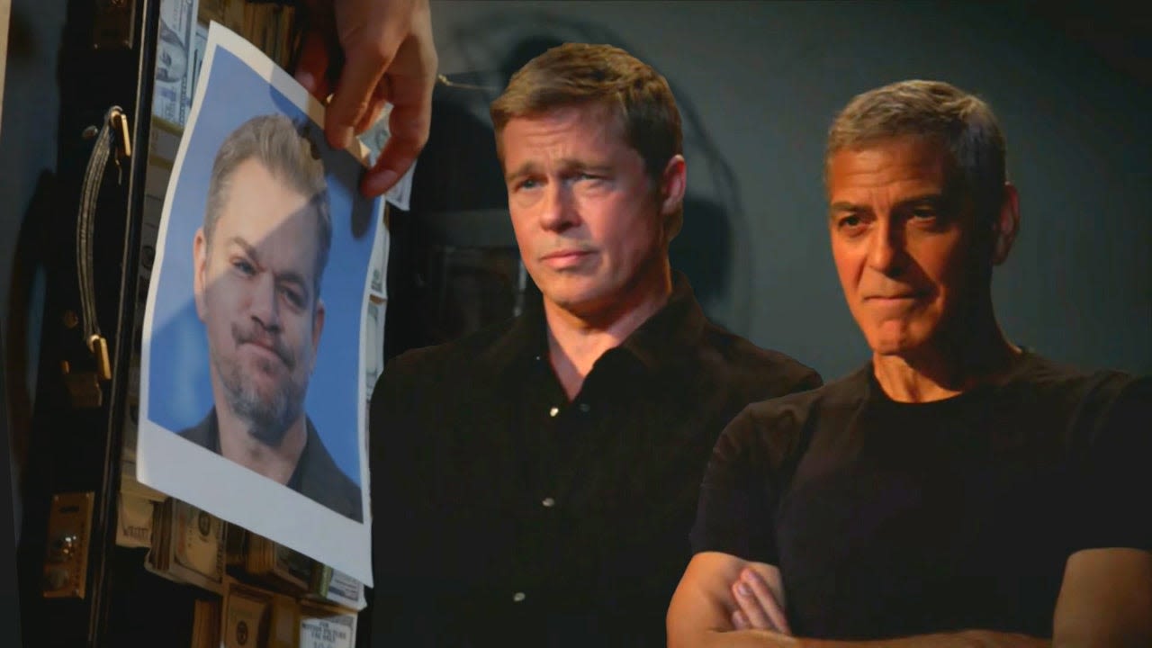 Watch George Clooney and Brad Pitt Jokingly Target Matt Damon in Skit With Jimmy Kimmel