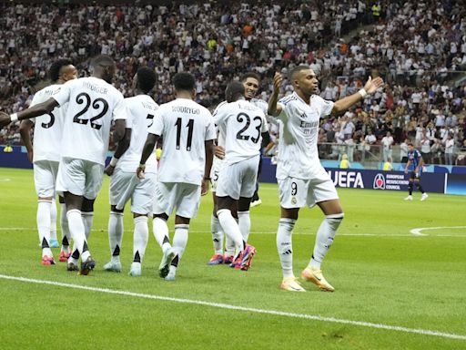 Real Madrid derrotó 2 a 0 a Atalanta y se consagró campeón de la Supercopa europea