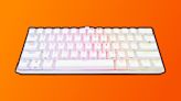 Save $35 on this white mini gaming keyboard from Corsair