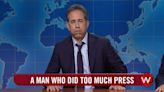 ‘SNL’: Jerry Seinfeld Admits He Did Too Much Press for Pop-Tarts Movie ‘Unfrosted,’ Calls Out Ryan Gosling | Video