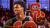 USC basketball makes classy gesture to celebrate Bronny James' milestone