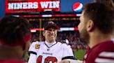 Tom Brady autographs ball for Dre Greenlaw that 49ers CB intercepted in defeat of Bucs