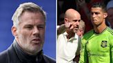 Carragher defends Ten Hag after he's criticised for not playing Ronaldo in derby