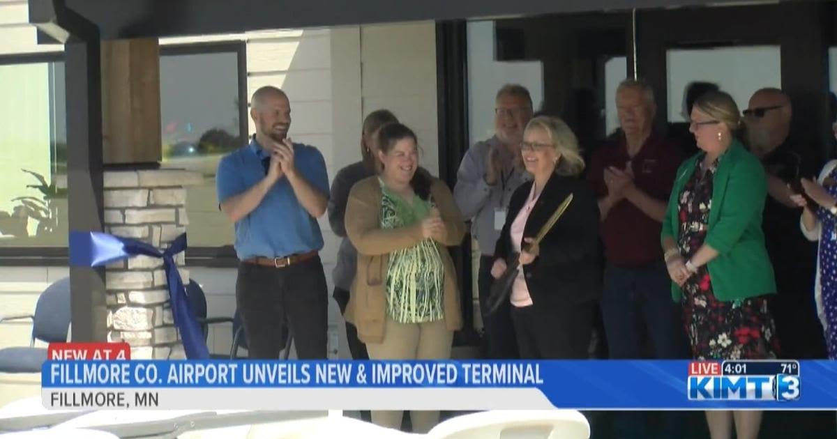 Fillmore County Airport unveils new aviation terminal