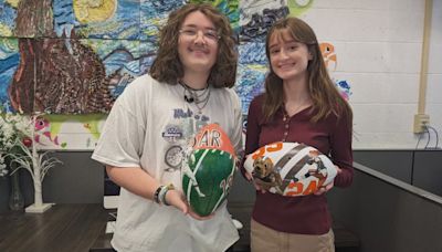 Northeast Ohio students design footballs for the Cleveland Browns Foundation