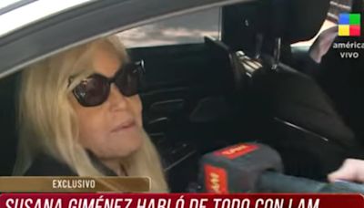 El divertido pedido que Susana Giménez le hizo al notero de LAM: “Por favor”