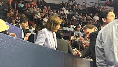 Nancy Pelosi attends Loyola graduation