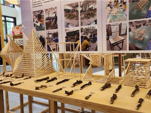 東勢高工設計展林業文化園區登場 結合木工與科技帶來生命力 - 臺中市