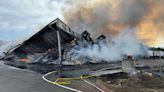 Massive fire at Ripon nut storage facility keeps burning, causes flare-ups