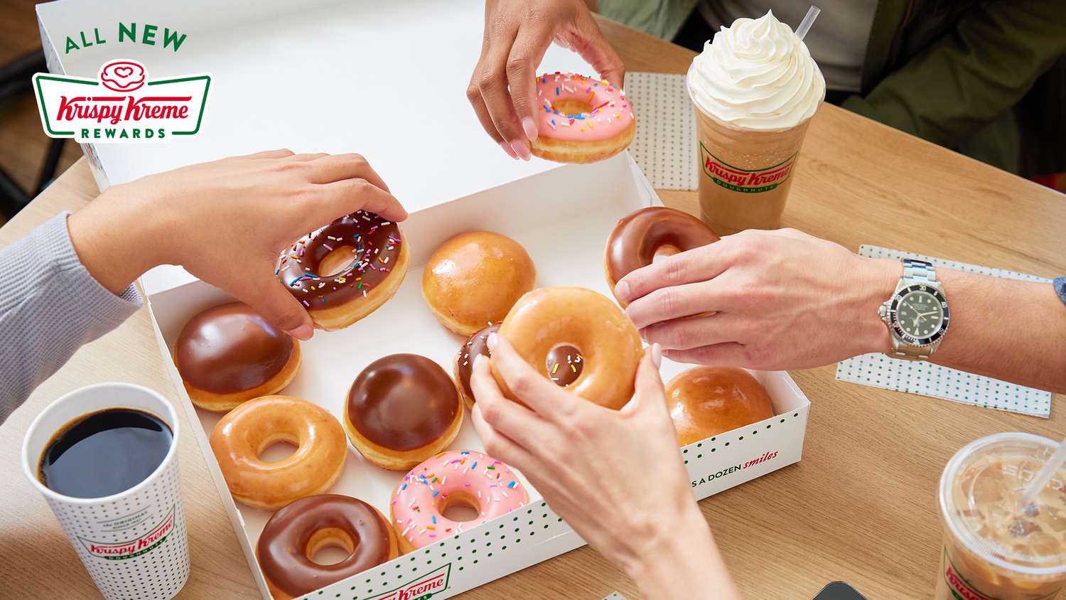 Krispy Kreme Is Handing Out a Free Dozen Donuts and Daily Freebies for 2 Weeks to Celebrate the New Rewards Program