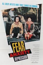 Fear, Anxiety & Depression Original 1989 U.S. One Sheet Movie Poster ...