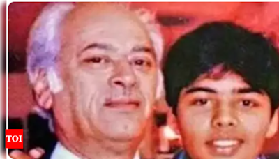 Father's Day 2024: Karan Johar posts moving tribute to late dad Yash Johar: see inside - Times of India