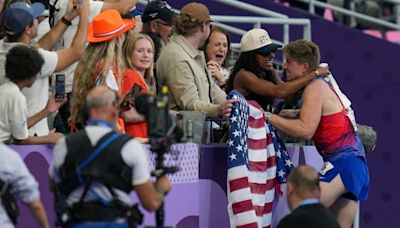 Sprinter wins gold at Paralympics after wife won gold medal at Paris Olympics