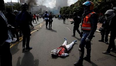 Scenes from Kenya’s protest against tax hike