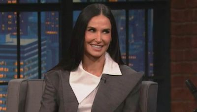 Demi Moore, 61, boasts about grandmother skills on NBC talk show