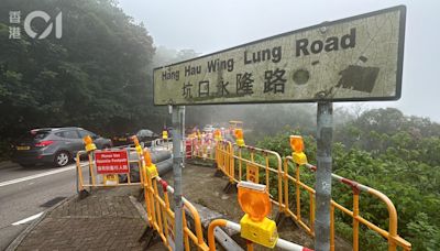 清水灣道近坑口永隆路恢復兩線行車 今晨交通復常