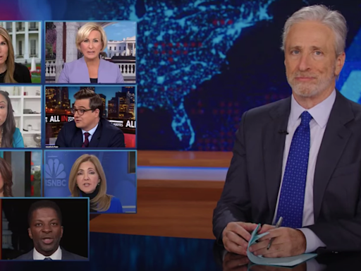 Jon Stewart rants about ‘mundane’ Trump trial
