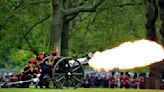 King Charles III's coronation anniversary is marked by ceremonial gun salutes across London