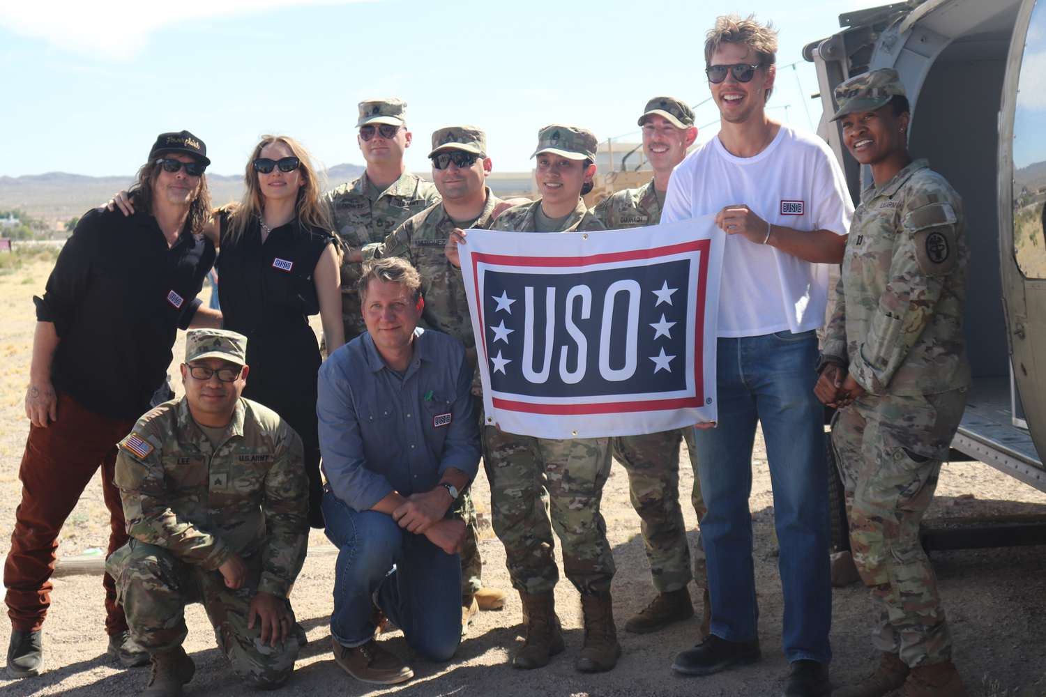 Inside 'Bikeriders' Stars Austin Butler, Norman Reedus and Jodie Comer’s USO Army Base Trip