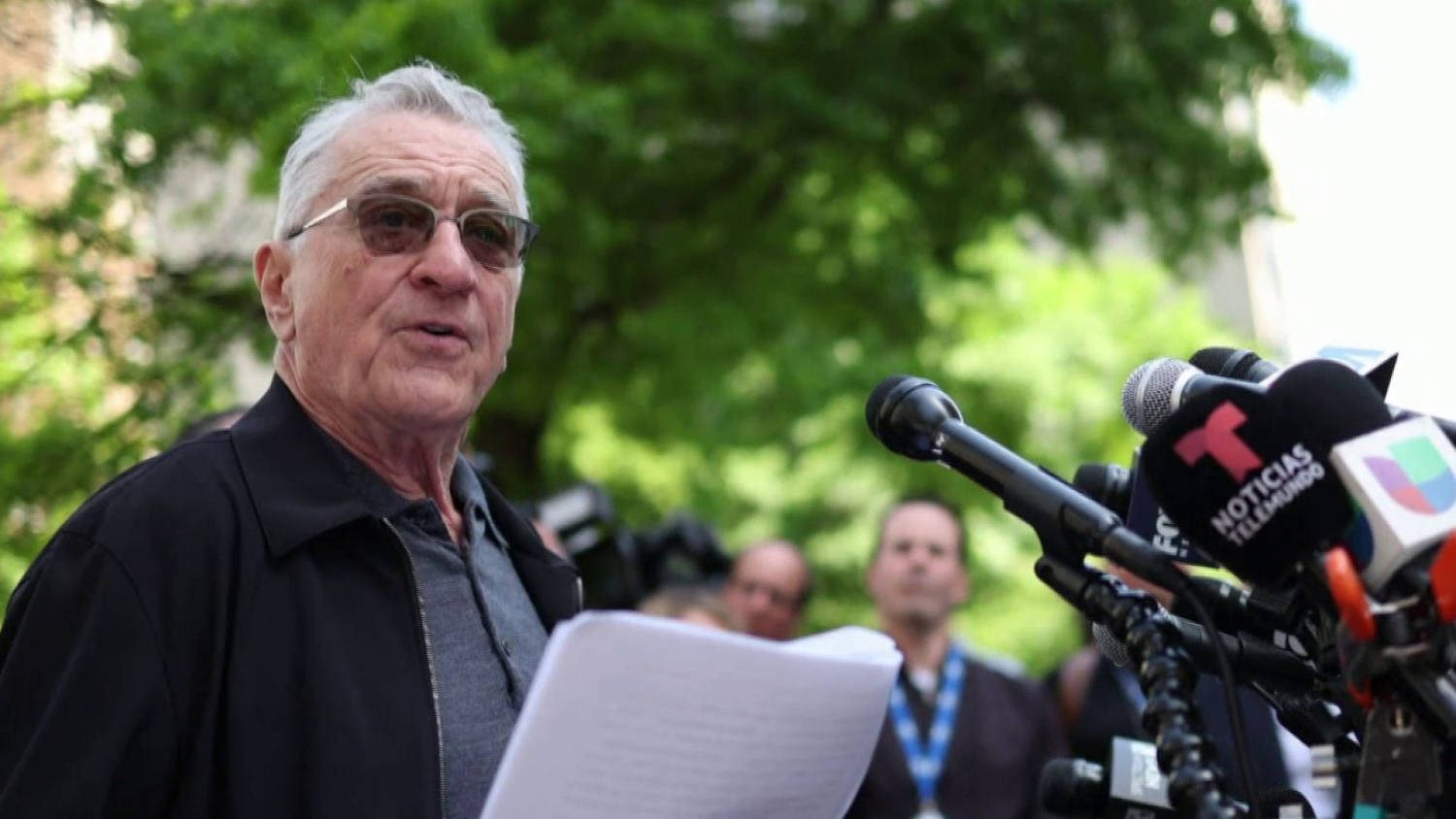 Robert De Niro at courthouse was about breaking through the clutter, says Biden campaign