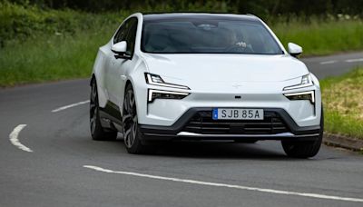 First Drive: Polestar’s 4 aims to stand out with sharp tech and edgy look