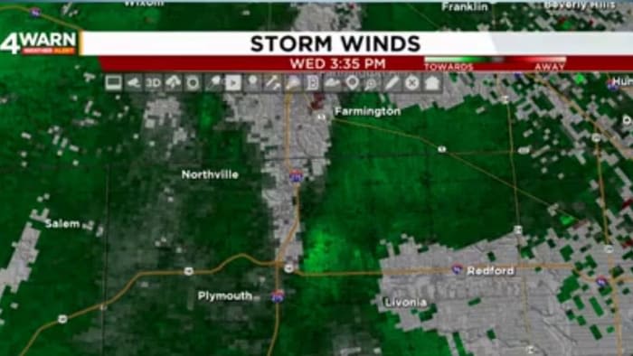 National Weather Service reports likely tornado touchdown in Livonia