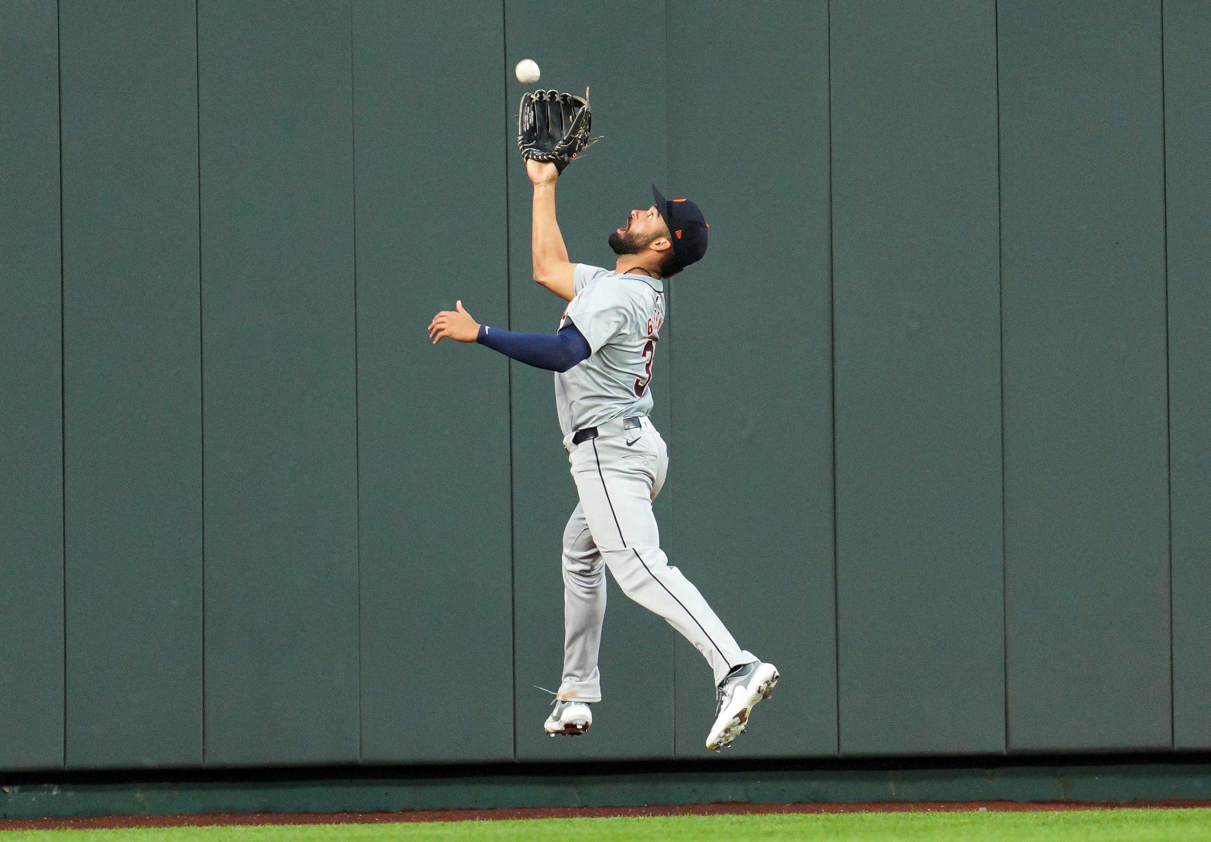 Detroit Tigers' Riley Greene returns to center field at Fenway Park. Here's why