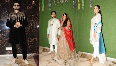 Adnaan Shaikh sangeet: Sana Makbul, Vishal Pandey, Faizu & others attend