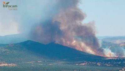 Amplio despliegue para apagar un incendio agrícola en Argamasilla de Calatrava