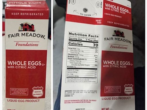 USDA: More than 4,600 pounds of egg products recalled in 9 states for health concerns