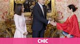 La reina Letizia y Ayuso aciertan con vestidos primaverales en el almuerzo del Premio Cervantes