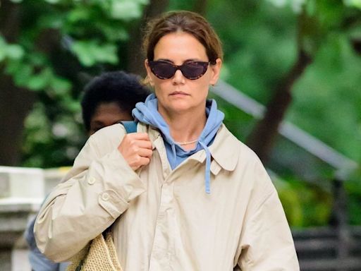 A Rainy Day Can't Overshadow Katie Holmes's Latest It Sneakers