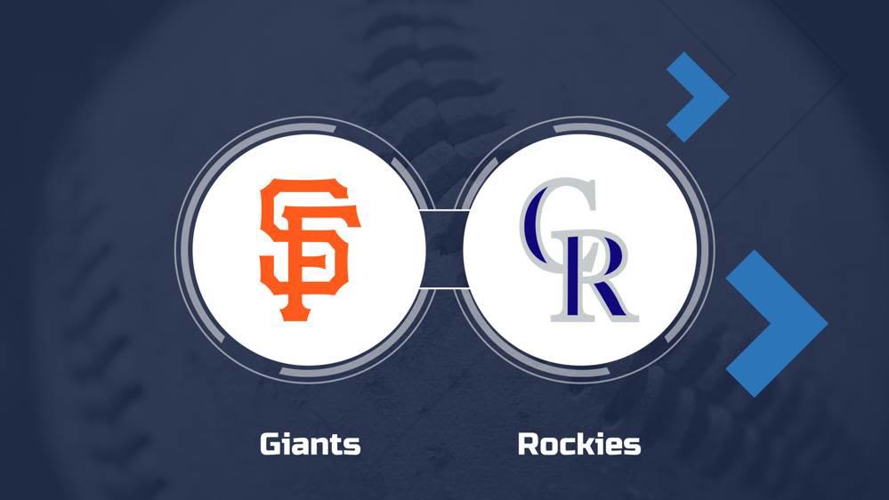 Giants vs. Rockies Series Viewing Options - May 7-9