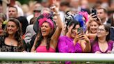 High fashion stakes! Newmarket revellers enjoy Ladies Day