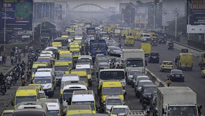 Kinshasa, a megacity of traffic jams, potholes, transit chaos