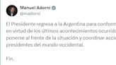 Milei suspendió su viaje a Dinamarca: regresará a la Argentina antes de lo previsto por el ataque de Irán a Israel