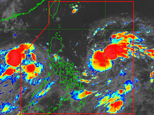 LPAs develop into tropical depressions Butchoy, Carina